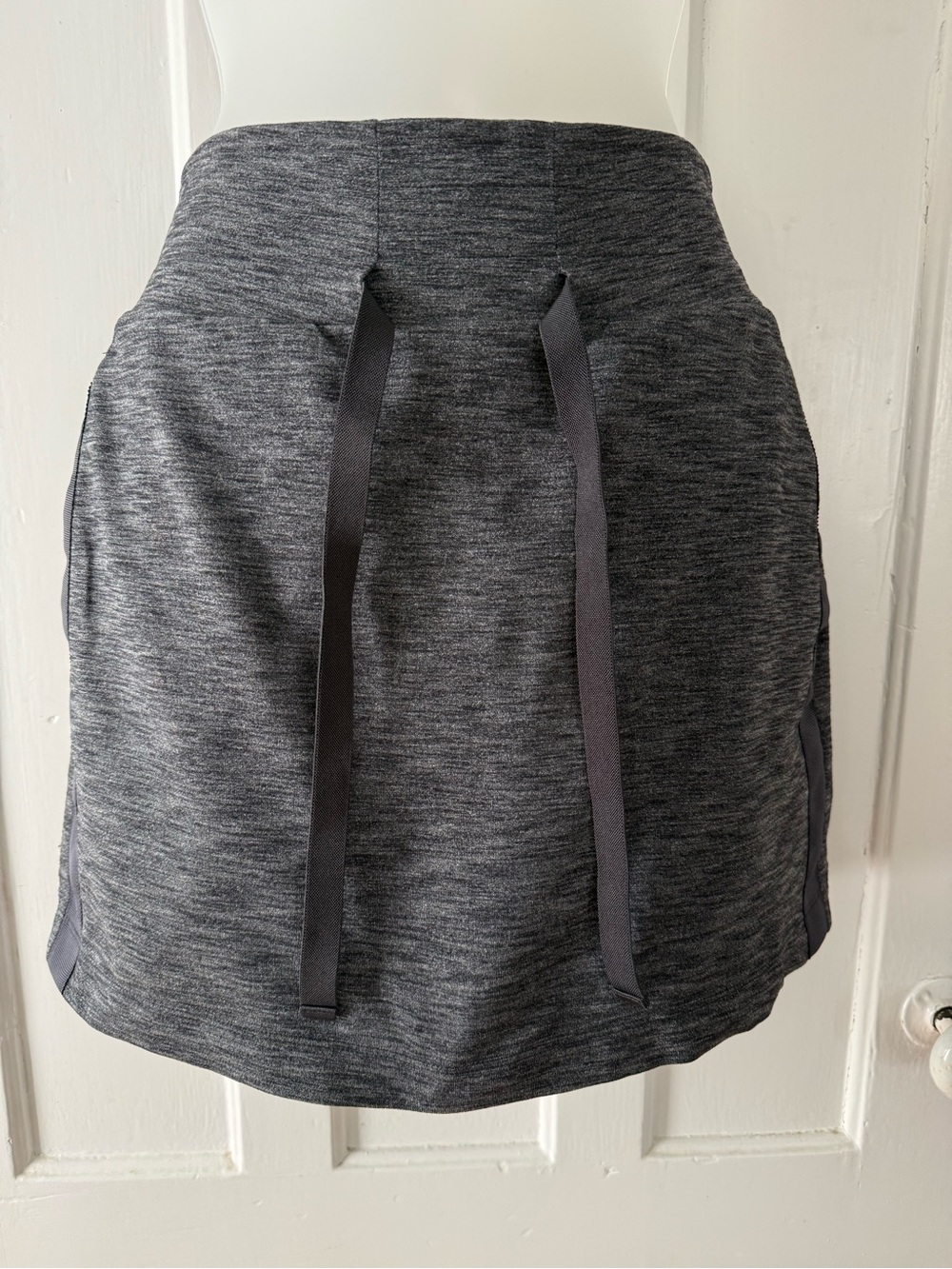 Athleta Charcoal Heather Active Skort with Drawstring